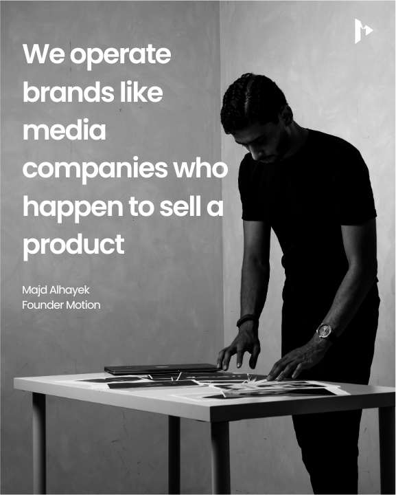 Majd Alhayek, Founder of Motion